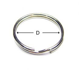 Standard Key Ring / Round Type Key Ring / Split Ring
