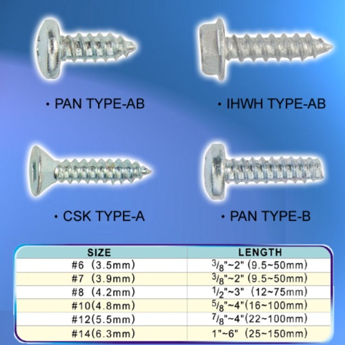 CSK TYPE-A & PAN TYPE-AB & IHWH TYPE-AB & PAN TYPE-B