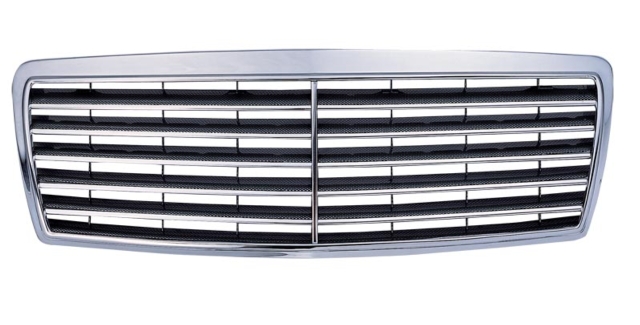 GRILLE W/11 MOULDING CARBON W202 93-97