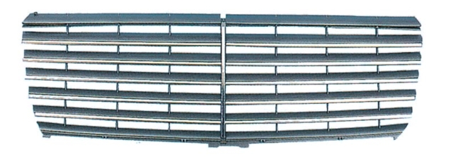GRILLE W/11 MOULDING BLACK W202 93-98
