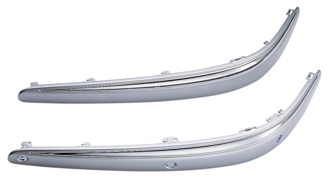 F.BUMPER STRIP RH,W/CHROME MOULDING,W/O HOLE W211-ELEGANCE 02-05