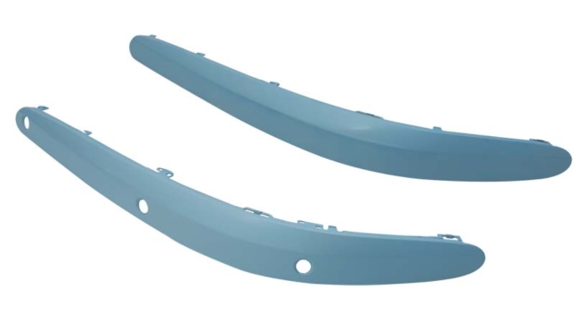 F.BUMPER STRIP RH W/HOLE W211-CLASSIC 03-06