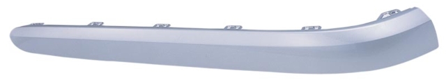 R.BUMPER STRIP,W/O HOLE,W/O MDG HOLE RH W211 02-06