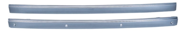 R.BUMPER STRIP W/CHROME MOULDING,W/HOLE,CENTER W211 02-06
