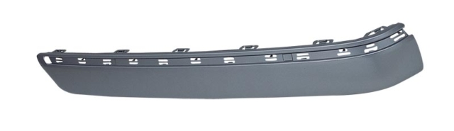 R.BUMPER STRIP W/MLDG HOLE LH W210 00-01