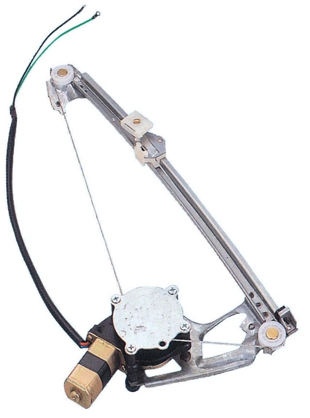 R.WINDOW REGULATOR W/MOTOR LH W201 85-