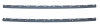 R.BUMPER STRIP W/O HOLE CENTER E39 02-03