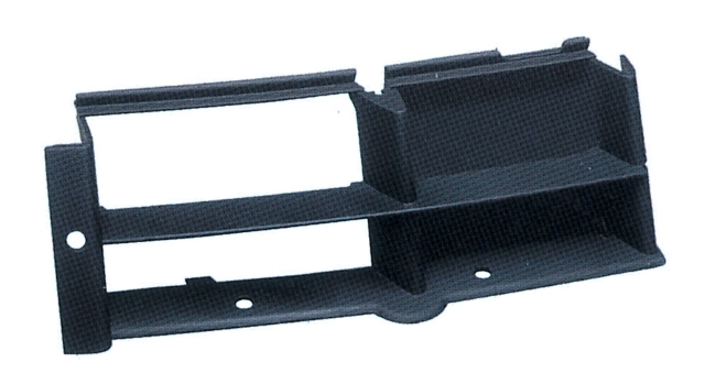 F.BUMPER GRILLE W/TWO HOLE LH E39 96-