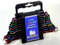 11pc Color Coded Wrench Set