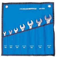 7pc Double Open End Wrench Set