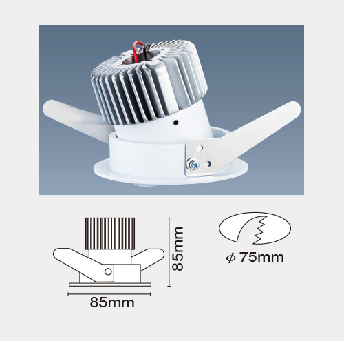 GL-104-COB Dimmable Recessed Lights