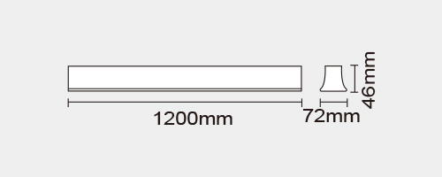 GL-508-SMT Ssymmetric Uplighter Batten