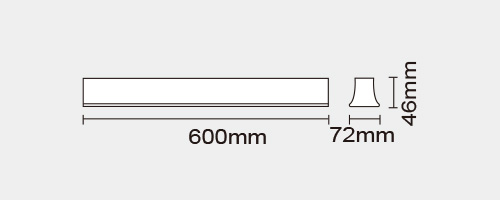 GL-509-SMT Symmetric Uplighter Batten