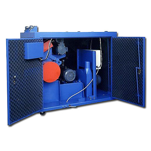 SOUNDPROOF STYLE-AUTO RESIDUAL MATERIAL TAKE-UP CRUSHER RECLAIMING MACHINE