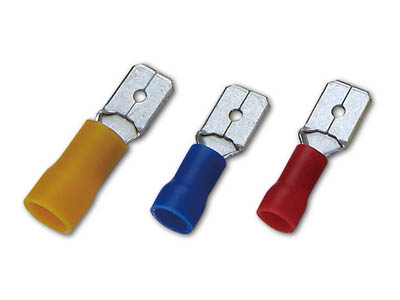 PVC绝缘平插式公端连接器