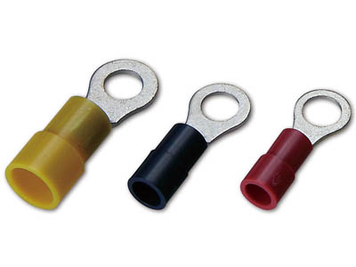 Vinyl-Insulated DIN 46237 Standard Ring Terminals Vinyl-Insulated DIN 46237 Standard Ring Terminals