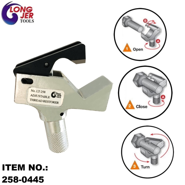ADJUSTABLE THREAD RESTORER FOR REPAIR TOOL ADJUSTABLE THREAD RESTORER FOR REPAIR TOOL