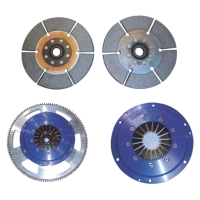 Clutches and Clutch Pressure Plates for Racing Cars (multi-plate type)