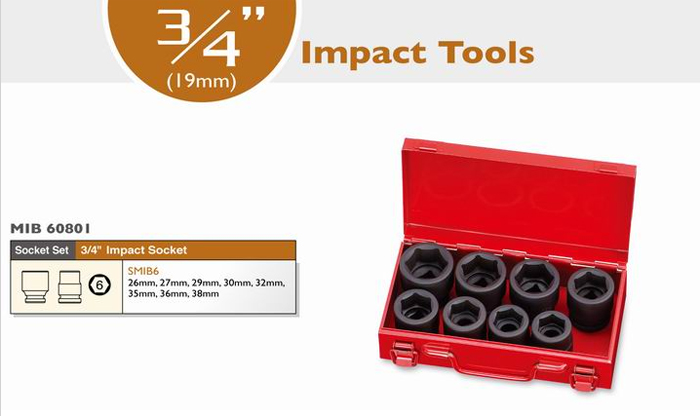 3/4 Impact Socket Set