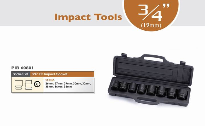 3/4 Impact Socket Set