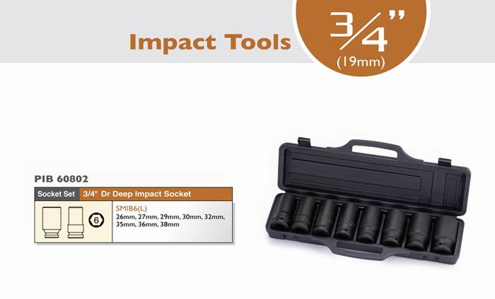 3/4 Impact Socket Set