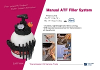 Manual ATF Filler System Manual ATF Filler System