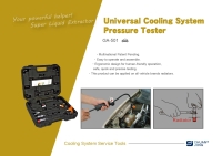 Universal Cooling System Pressure Tester Universal Cooling System Pressure Tester