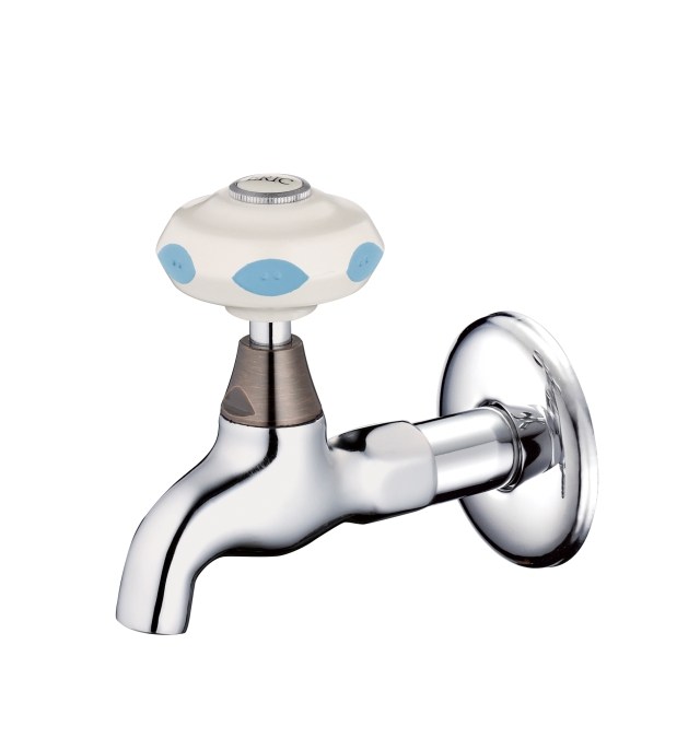 Faucet for visually handicapped