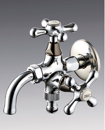 双口360°水龙头,双口360°旋转长栓 双口360°水龙头,双口360°旋转长栓