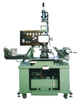 Hydraulic cone/segment hot-stamping & transfer-printing machine