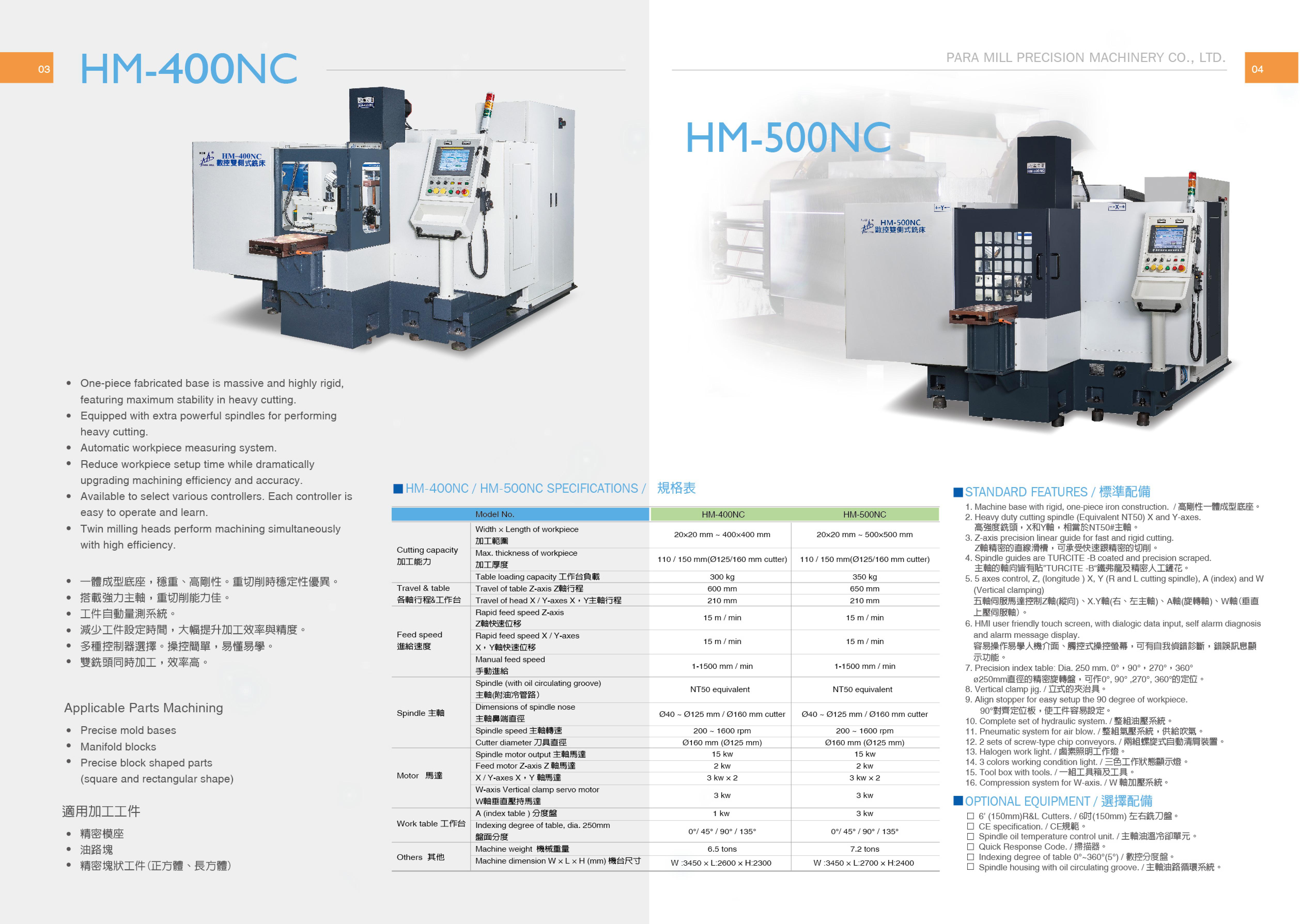 NC Double Sided Milling Machine NC Double Sided Milling Machine