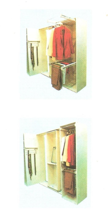 Movable clothes rack (tie / shirt / pants)