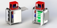 3D 列表机柜车