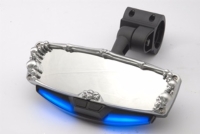 UTV/ATV REARVIEW MIRROR, CLAMP MOUNTING, W/LIGHT