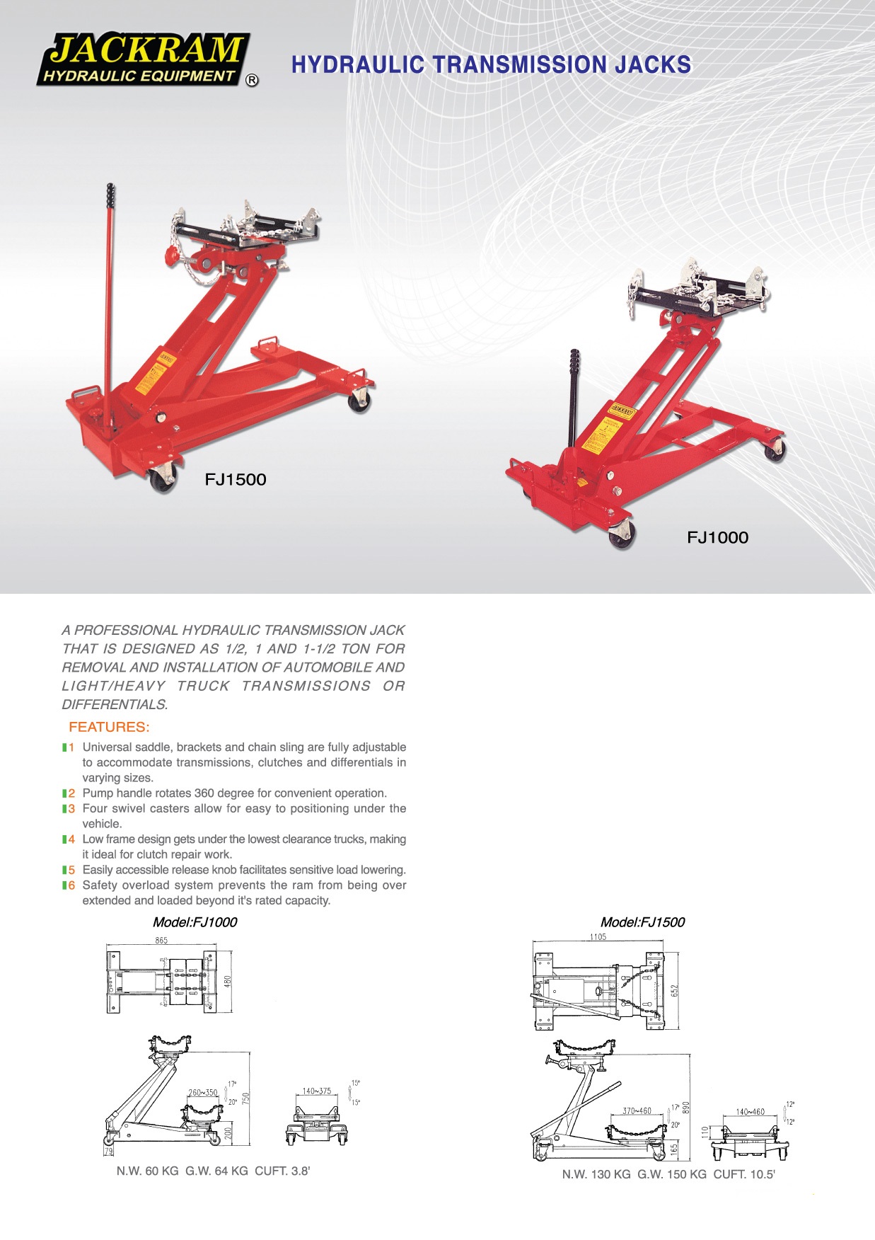 Hydraulic Transmission Jacks