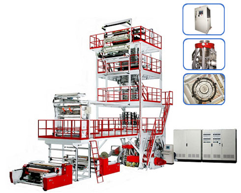 A/B/C Triple Layer Blow Film Machine A/B/C Triple Layer Blow Film Machine