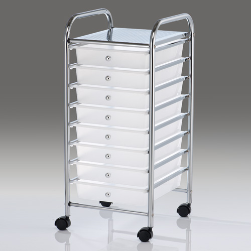 8-layer storage cart with PP drawers