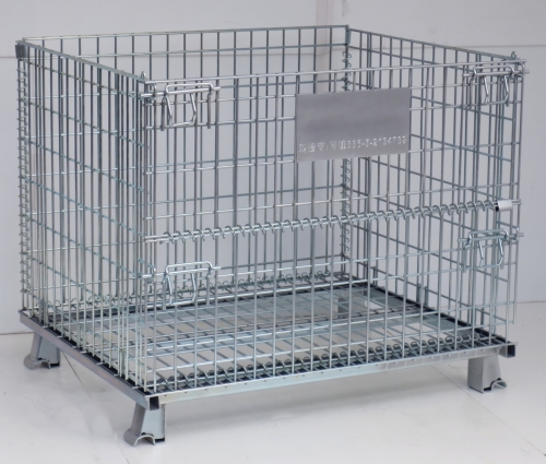BS-5 Foldable Wire Mesh Container