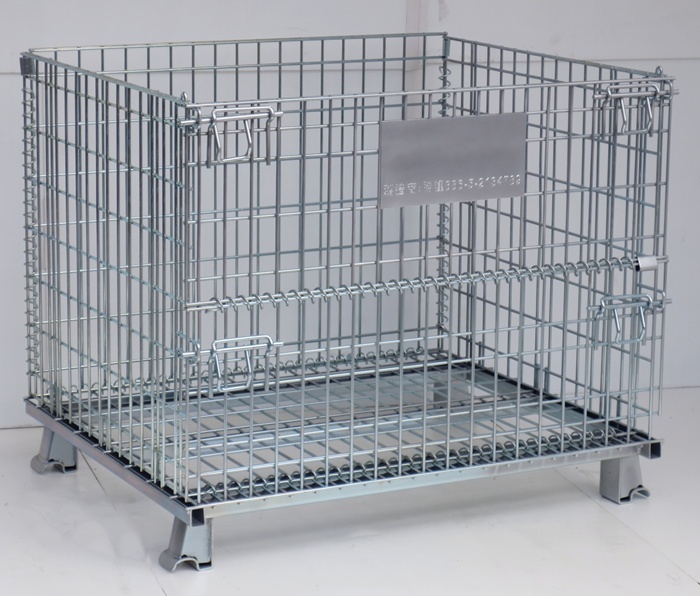 BS-5 Foldable Wire Mesh Container