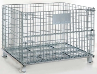 BS-7 Foldable Wire Mesh Container