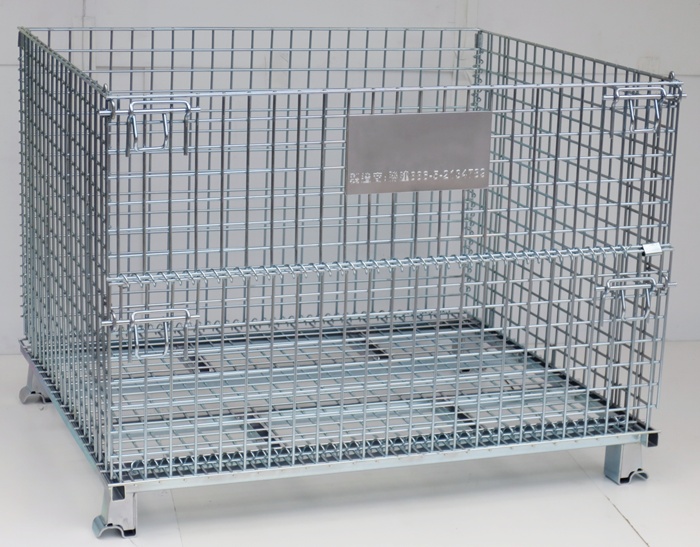 B-7 Foldable Wire Mesh Container