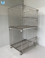 Stainless Steel Foldable Wire Mesh Container A-7