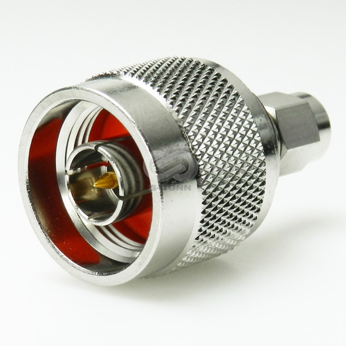 RF Coaxial Connector, Adapter: SMA Plug to N Plug (up to 12GHz)