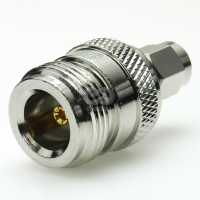 RF Coaxial Connector, Adapter: SMA Plug to N Jack (up to 10GHz)