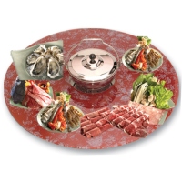 Shabu Shabu (Hot Pot) W/Swing Glass Table