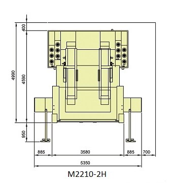 雙動柱放電加工機 M2210-2H
