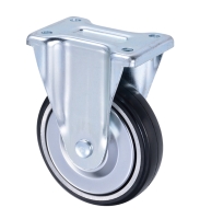 6寸日式橡胶固定轮(6x1.5