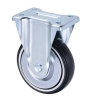 Fixed Medical 6 inch Rubber Heavy Duty Caster Wheel