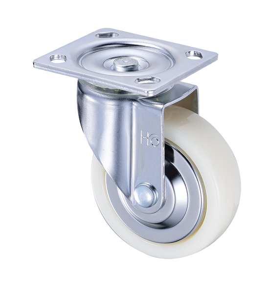 Nylon 125mm Swivel Top Plate Industrial Chrome Casters Nylon 125mm Swivel Top Plate Industrial Chrome Casters