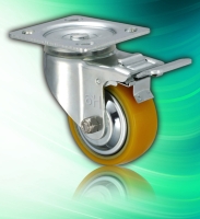 Polyurethane Heavy Duty 4 inch Aluminum Continuous Caster